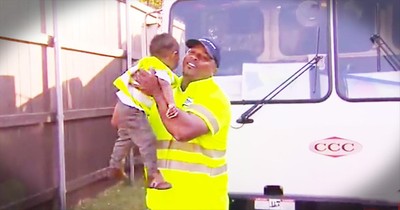 2-Year-Old And His Garbage Man Best Friend Share Sweet Bond