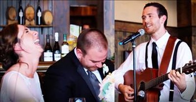 Best Man Sings Instead Of Giving A Wedding Toast  