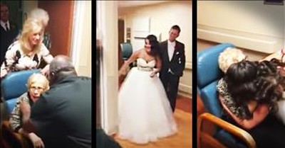 Bride And Groom Leave Wedding To See Grandma In Hospital  