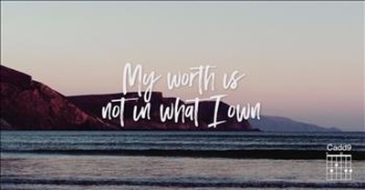 Keith and Kristyn Getty - My Worth Is Not In What I Own (Lyric Video) ft. Fernando Ortega 