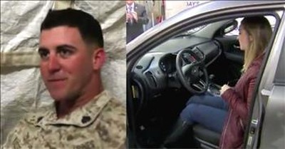 Community Surprises Marine Widow Who Lost Husband In Afghanistan 