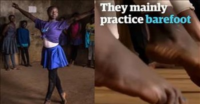 Young Ballet Dancers In Kenya Slum Get Their Start Dancing Barefoot On A Dirt Floor 