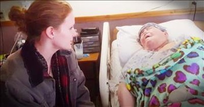 Young Caregiver Sings 'In The Garden' During Her Dying Patient's Final Moments 