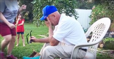 Family Helps Grandpa See Color For First Time In 66 Years 