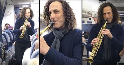 Kenny G Surprises Airplane Passengers With Serenade 