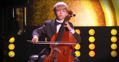 Little Big Shot Showcases His Amazing Cello Skills 