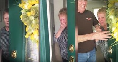 Grandma Slams Door After Unexpected Arrival Of Daughter 
