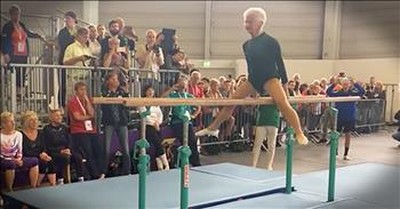 World's Oldest Gymnast Still Competes At Age 91 
