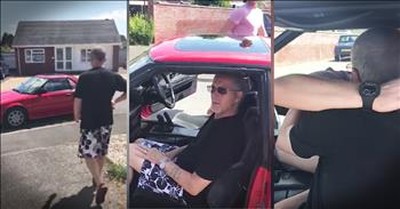 Son Surprises Dad With New Car 