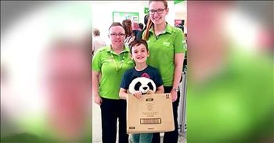 Grocery Store Act Of Kindness For Boy 