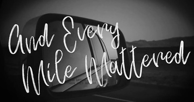 'Every Mile Mattered' - Nichole Nordeman 