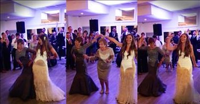 Sick Single Mom And Daughter Dance At Wedding 