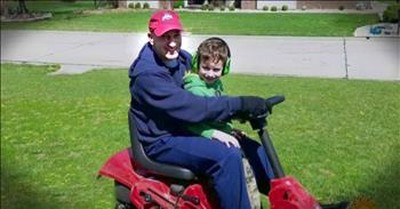 Boy Helps Neighbor With Yard Work While Dad Is Deployed 