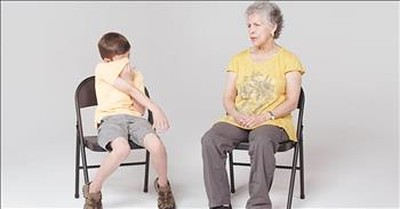 Children Meet Woman With Alzheimer's 