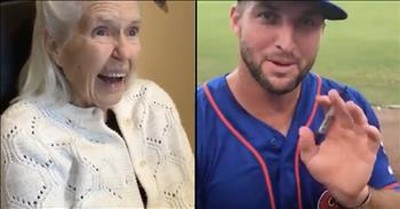 Grandma Receives Sweet Message From Tim Tebow 