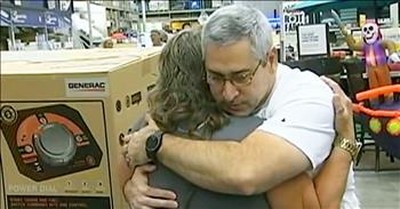 Lowe's Stranger Gives Crying Woman Last Generator 