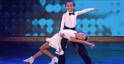 Little Dancing Duo Gives Big Performance 