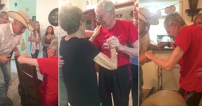 Husband With Alzheimer's Dances With Wife Again