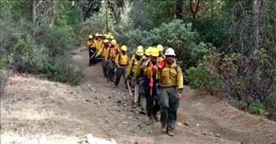 Samoan Firefighters Sing Hymn While Marching 