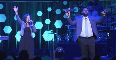 Couple Performs 'What A Beautiful Name' From Hillsong 