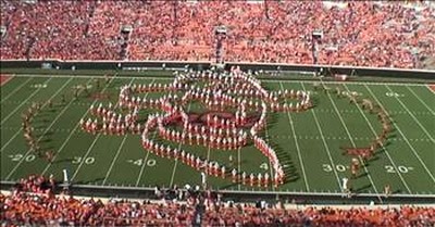 Marching Band Performs Garth Brooks Medley 