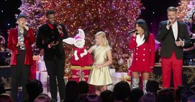 13-Year-Old Ventriloquist Sings Funny Christmas Song 