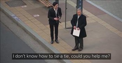 Social Experiment Shows People Help A Stranger Tie His Tie 