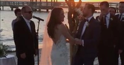 Autistic Brother Sings Disney Song At Sister's Wedding 