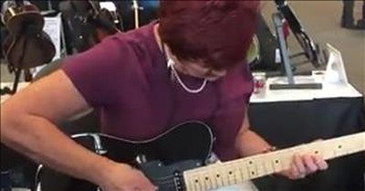 Talented Granny Guitarist Goes Viral  