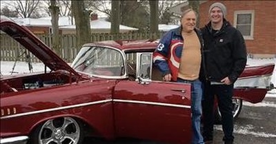 Grandson Restores Papa's Classic Car For 81st Birthday 