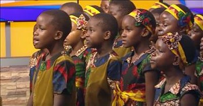 Children's Choir Sings A Cappella 'Amazing Grace' 