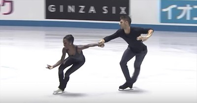 Figure Skating Duo Gives Viral Performance To 'Sound Of Silence'