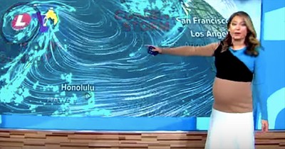 Pregnant Meteorologist Responds To Internet Body Shamer