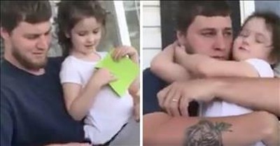Little Girl Asks Man To Officially Be Her Dad 