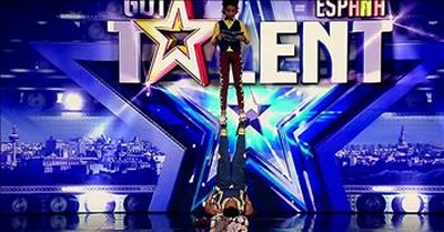 Acrobatic Brothers Golden Buzzer Audition 