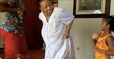94-Year-Old Grandma Shows Off Dance Moves 