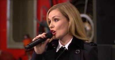 'I Vow To Thee My Country' - Katherine Jenkins at Ceremony Commissioning Aircraft Carrier HMS Queen Elizabeth 