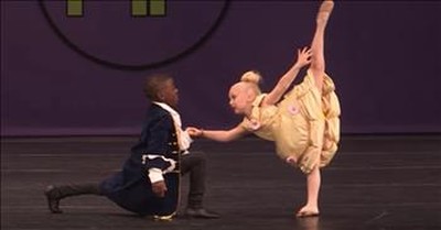 Pint-Sized Duo Dance To 'Beauty And The Beast' Theme 