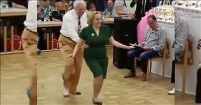 Elderly Couple Takes Dance Floor By Storm 