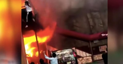 Strangers Save Girls On Balcony During Dance Studio Fire