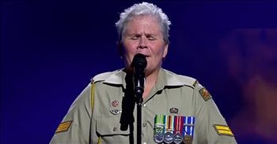 Veteran With PTSD Cries During Audition 
