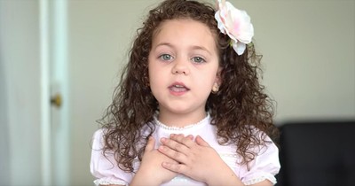 5-Year-Old Sings 'Tomorrow' From Annie
