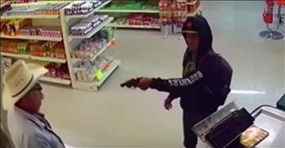 Cowboy Single-Handedly Stops Armed Robber 