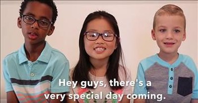 3 Adorable Kids Share A Mother's Day Message 