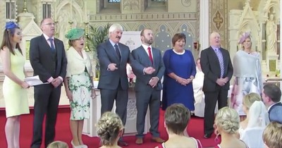Flash Mob During Irish Wedding Ceremony