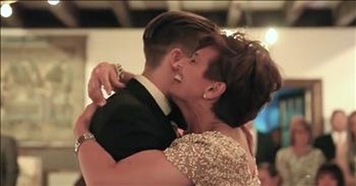 Mom With MS Dances With Son At His Wedding 