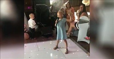 6-Year-Old With Cancer Sings 'Fight Song' At Wedding 