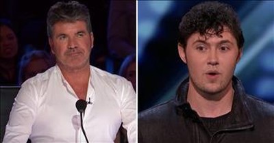 Simon Stops Classical Singer And Gives Him New Challenge 