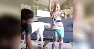 4-Year-Old With Cerebral Palsy Takes First Steps