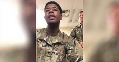 US Soldiers Sing 'Amazing Grace' A Cappella